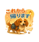 ふわもこダックスの気づかい便（個別スタンプ：39）