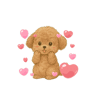 動く犬のスタンプLv.わん（個別スタンプ：1）