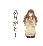 マイペース女子の夏2（個別スタンプ：3）