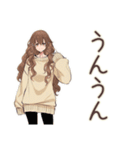 マイペース女子の夏2（個別スタンプ：11）