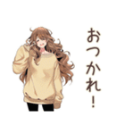 マイペース女子の夏2（個別スタンプ：25）