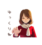 やさしい妻の子育て奮闘記♡家族（個別スタンプ：6）