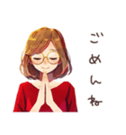 やさしい妻の子育て奮闘記♡家族（個別スタンプ：8）