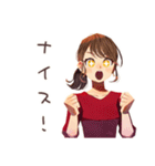 やさしい妻の子育て奮闘記♡家族（個別スタンプ：19）