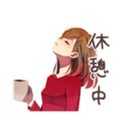 やさしい妻の子育て奮闘記♡家族（個別スタンプ：23）