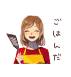 やさしい妻の子育て奮闘記♡家族（個別スタンプ：33）