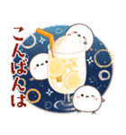 シマエナガ親子と夏の時間（個別スタンプ：15）