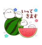 シマエナガ親子と夏の時間（個別スタンプ：22）