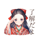 大正女学生のレトロ日常（個別スタンプ：23）