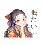 大正女学生のレトロ日常（個別スタンプ：31）