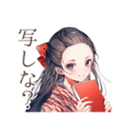 大正女学生のレトロ日常（個別スタンプ：37）
