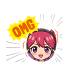 使いやすいゲーム女子専用スタンプ（個別スタンプ：4）
