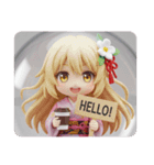 カフェ精霊みなみちゃんカプセルトイ（個別スタンプ：3）