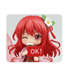 カフェ精霊みなみちゃんカプセルトイ（個別スタンプ：6）