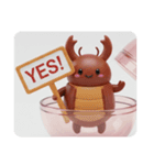 クワガタカプセルトイ（個別スタンプ：2）