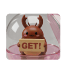 クワガタカプセルトイ（個別スタンプ：6）