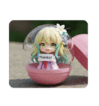石の上にも三年みなみちゃんカプセルトイ（個別スタンプ：3）