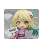 テレワーク精霊みなみちゃんカプセルトイ（個別スタンプ：3）