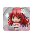 テレワーク精霊みなみちゃんカプセルトイ（個別スタンプ：8）