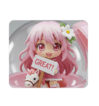乗馬みなみちゃんカプセルトイ（個別スタンプ：1）