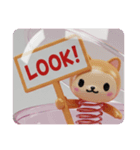 ぐるぐるカプセルトイ(四角型)（個別スタンプ：4）