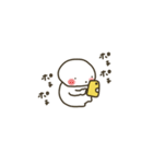 ぽちゃ。ぽちゃ。しろ。夏。（個別スタンプ：32）