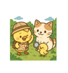 ひよこちゃん探検隊♪（個別スタンプ：5）