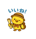ひよこちゃん探検隊♪（個別スタンプ：8）