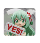 人魚っぽい精霊みなみちゃんカプセルトイ（個別スタンプ：7）