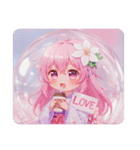 アニメテイストカプセルトイ2（個別スタンプ：3）