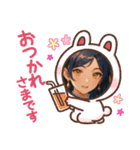 ふみふみフミ（個別スタンプ：3）
