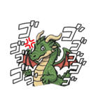 かっこ可愛いドラゴンスタンプ（個別スタンプ：9）