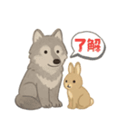OK＆了解！やさしいどうぶつスタンプ（個別スタンプ：3）
