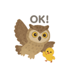 OK＆了解！やさしいどうぶつスタンプ（個別スタンプ：8）