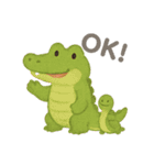 OK＆了解！やさしいどうぶつスタンプ（個別スタンプ：14）