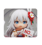 ハンバーグ精霊みなみちゃんカプセルトイ（個別スタンプ：6）