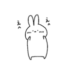 しんぷるな うさぎちゃん（個別スタンプ：2）