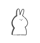 しんぷるな うさぎちゃん（個別スタンプ：3）