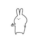しんぷるな うさぎちゃん（個別スタンプ：5）