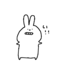 しんぷるな うさぎちゃん（個別スタンプ：6）
