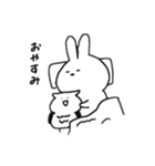 しんぷるな うさぎちゃん（個別スタンプ：10）