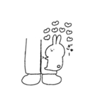 しんぷるな うさぎちゃん（個別スタンプ：27）