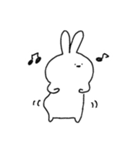 しんぷるな うさぎちゃん（個別スタンプ：28）