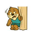 面白い小さなカワウソ（個別スタンプ：6）
