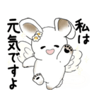うさぎさん 2025 「天使ちゃん」（個別スタンプ：6）