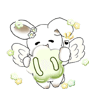 うさぎさん 2025 「天使ちゃん」（個別スタンプ：15）