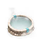 【スタンプアレンジ用】温泉（個別スタンプ：22）