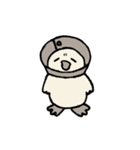 もちもちのおともだち【セピア】（個別スタンプ：4）
