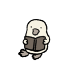 もちもちのおともだち【セピア】（個別スタンプ：16）