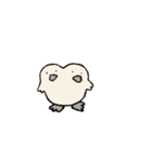もちもちのおともだち【セピア】（個別スタンプ：21）